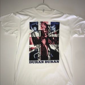 New Duran Duran Union Jack Concert Tee Large